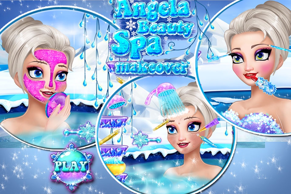 Princess Angela Makeup Spa & dress up screenshot 3