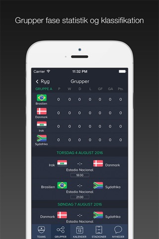 Brazil 2016  Pro / Calendar and live soccer results - Games Edition screenshot 3