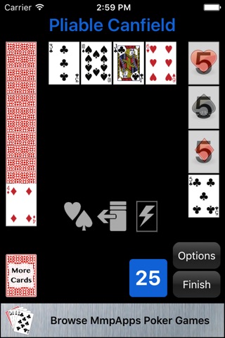 Pliable Canfield Solitaire screenshot 3