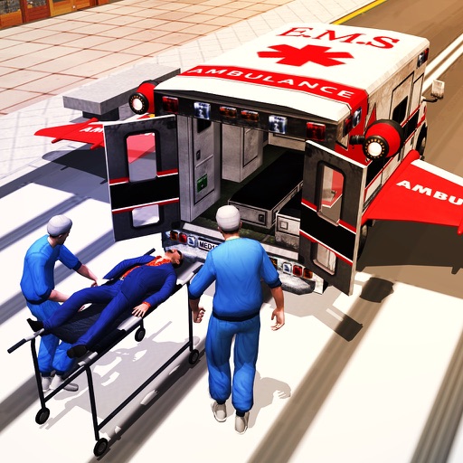 Flying Dr.Parking Ambulance Simulator 3D icon