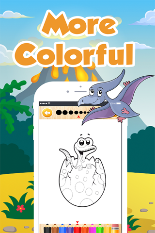 Dinosaur Coloring Book For Kids Games Free screenshot 4