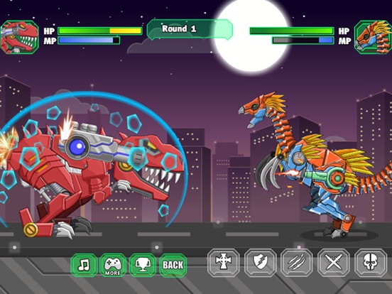 Toy War Robot Therizinosaurus на iPad