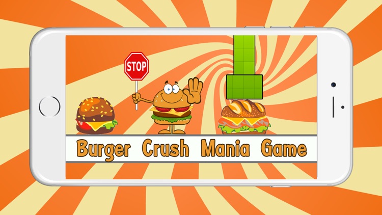 Burger Crush Mania Free Game for Kids