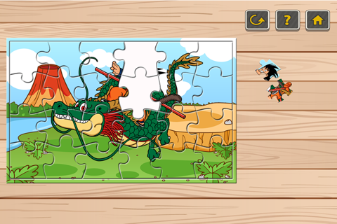 Dragon Jigsaw Puzzle Online Game Free For Kids - Cartoon DBZ Super Hero Z Battle Education Learning screenshot 2