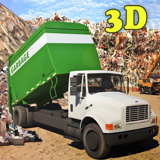 City Garbage truck Driver 3d simulator Icon