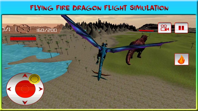 Flying Dragon Warrior Attack – Monster vs Dinosaur Fighting Simulator