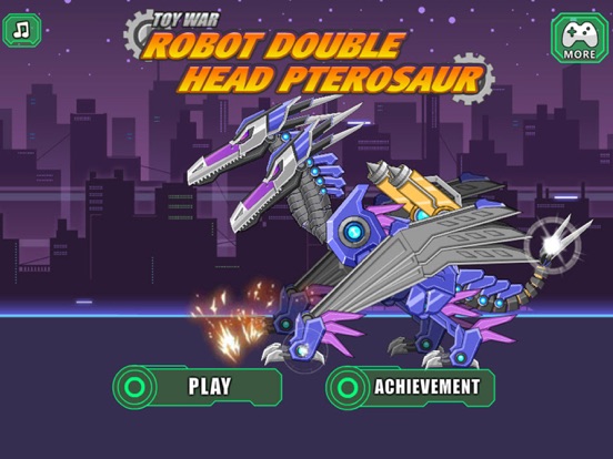 Toy war Robot Double Head Pterosaur - Doublecross на iPad