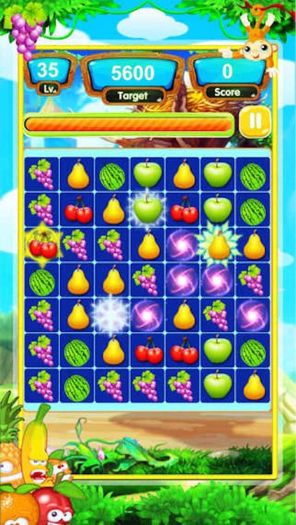 Fruit Swipe - 3 match puzzle juice burst game