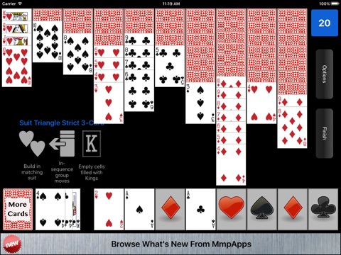 Suit Triangle Solitaire screenshot 3