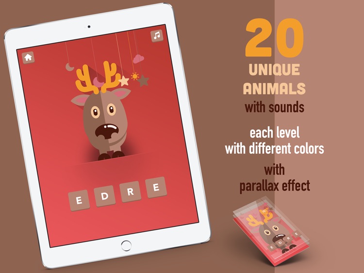 Word Scramble for Kids: Animals