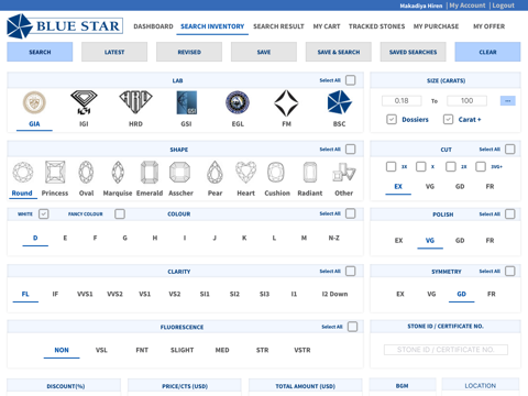 BLUE STAR DIAMONDS screenshot 2