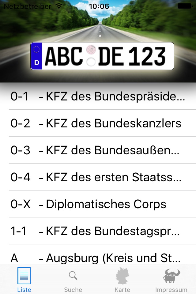 Autokennzeichen Deutschland screenshot 2