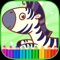 Zebra Games Coloring Books