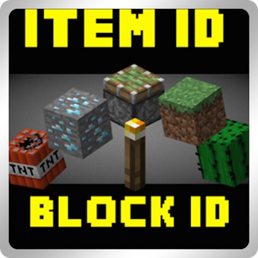 Item ID and BLock ID For minecraft PE icon