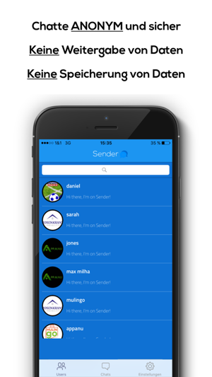 Sender - Chatte sicher mit der neuen messenger app(圖1)-速報App