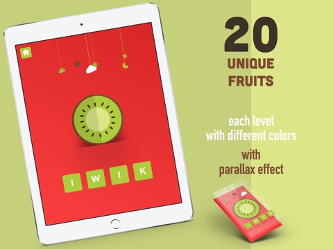 Word Scramble for Kids: Fruits screenshot 2