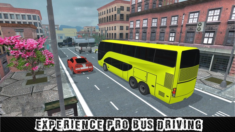 Real City Coach Bus Driver Simulator 3D screenshot-3