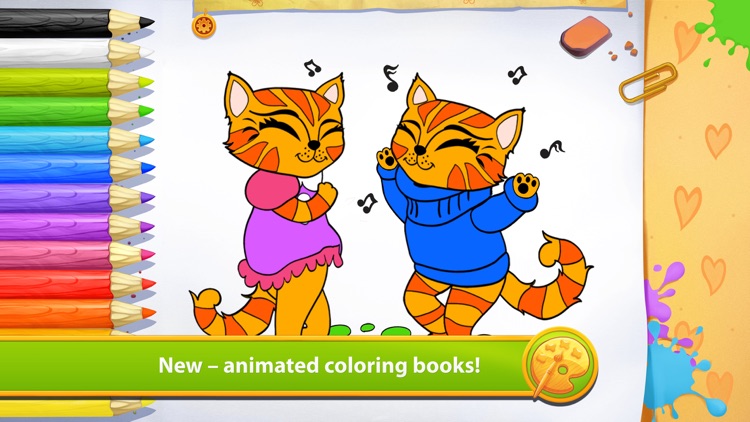 Kitties - Living Coloring Free screenshot-3