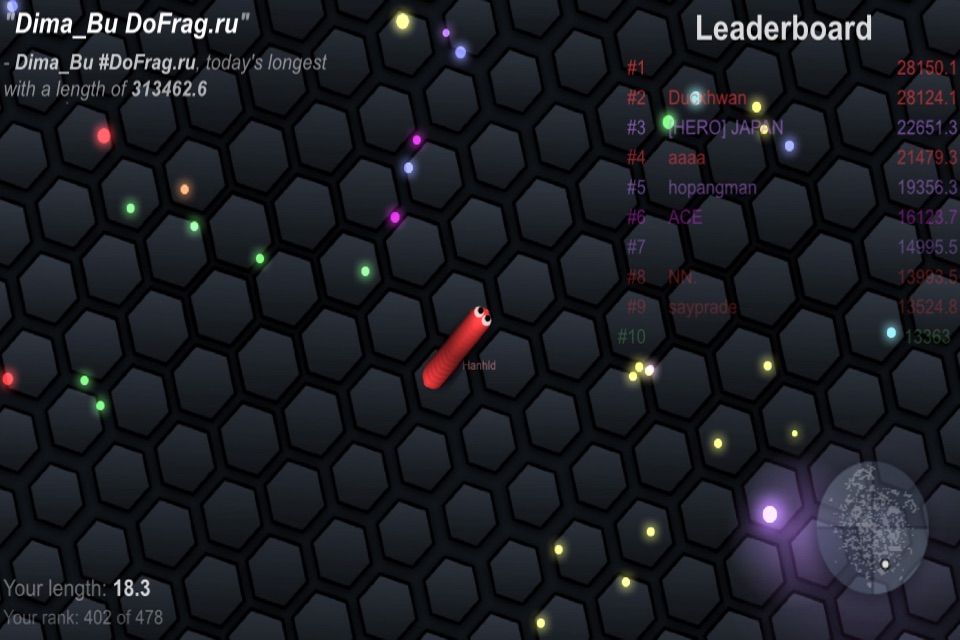 Slither Editor - Unlocked Skin and Mod Game Slither.io screenshot 3