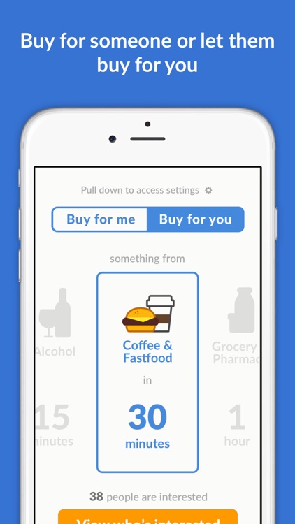 Buy For Me App - Delivery Food, Alcohol, Groceries