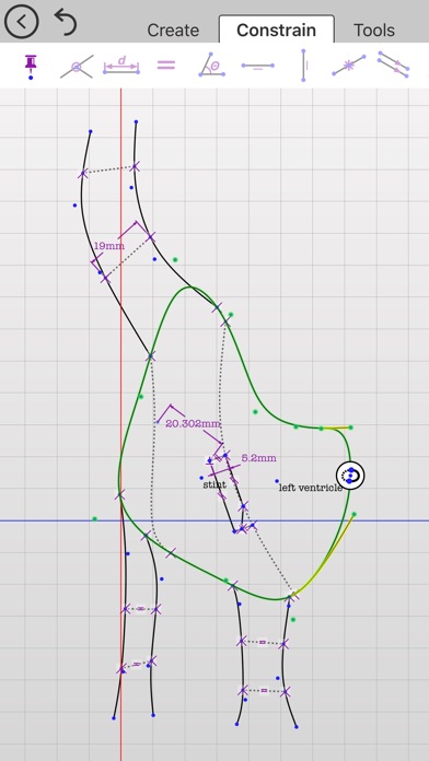 ドローまで - 拘束と寸法の2D CAD図... screenshot1