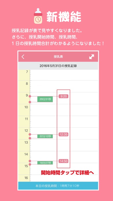 授乳タイマー：授乳期のママのための「授乳時... screenshot1