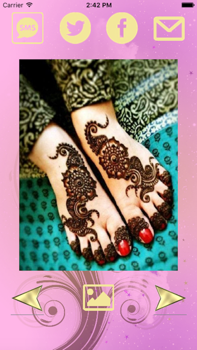 How to cancel & delete Latest Bridal Mehndi Designs 2016 - Beautiful & Fashionable Wedding Collection & Drawings from iphone & ipad 1