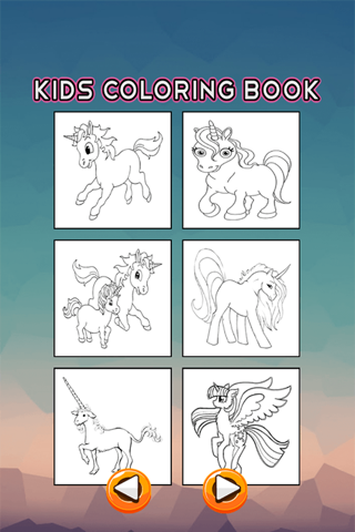 Pony Horse Coloring Book - Alphabets Drawing Pages and Painting Educational Learning skill Games For Kid & Toddler screenshot 3