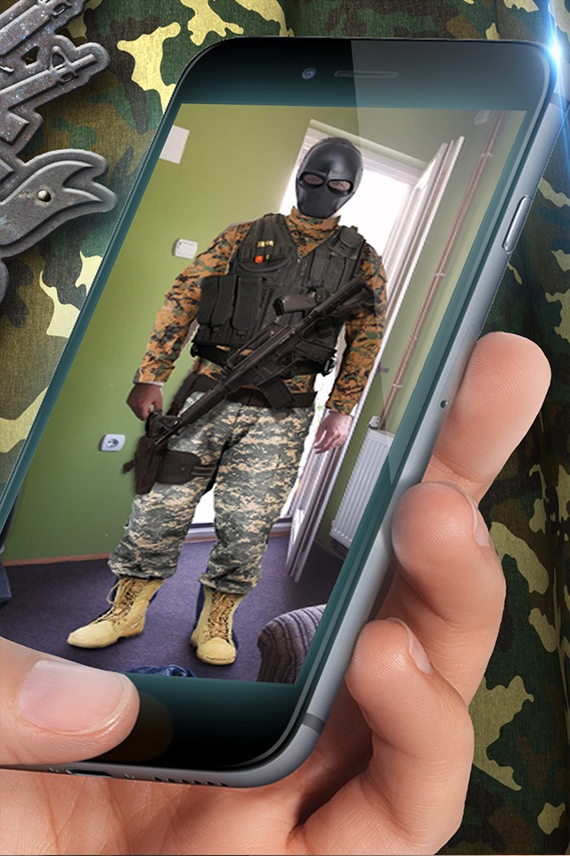 Military Suit Photo Montage – Army Uniform Picture Studio Editor for Soldiers screenshot 2
