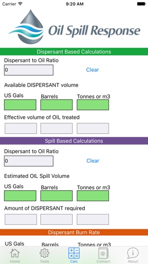 OSRL Dispersant Usage Calculator(圖3)-速報App