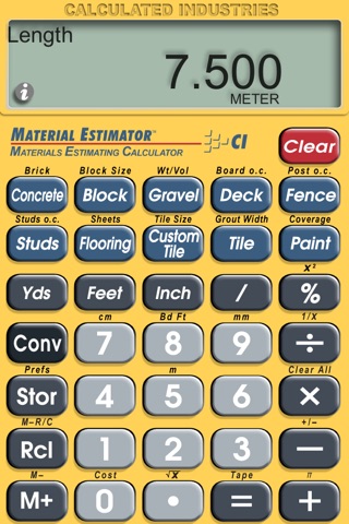 Material Estimator Calculator screenshot 2