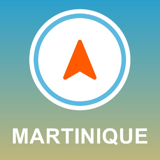 Martinique, France GPS - Offline Car Navigation icon