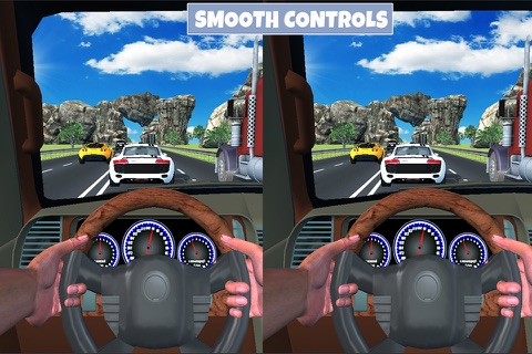 VR-Crazy Car Traffic Racing 2 Pro screenshot 4