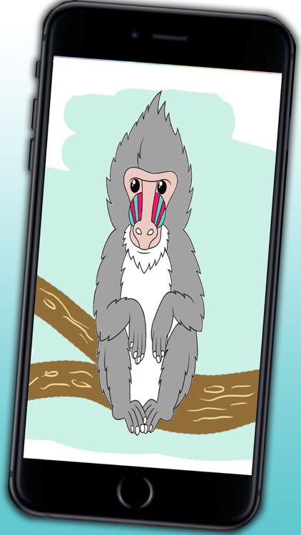 Color Wild Animals - coloring book for kids 3 8 years old screenshot-4