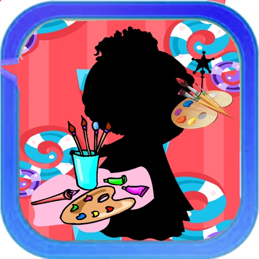 Color Page Super Girls Cartoon Edition iOS App