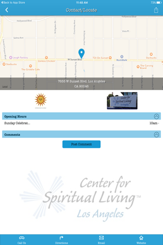 Center for Spiritual Living-LA screenshot 3