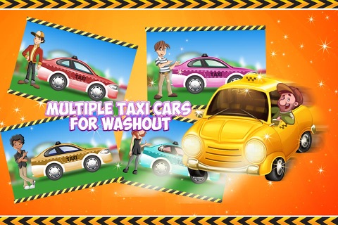Taxi Car Wash – Repair & cleanup vehicle in this mechanic game screenshot 2