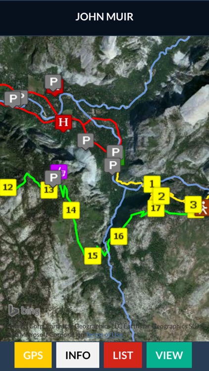 John Muir Trail Map Offline