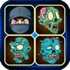 Ninja vs Zombie Stack Attack Puzzle Game