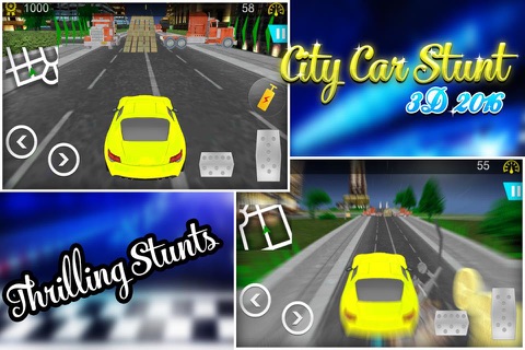 City Car Stunt 3D 2016 screenshot 2