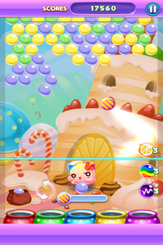 Bubble Mania Sweet Candy Pop: Bubble Shooter Puzzle HD 2016 screenshot 4