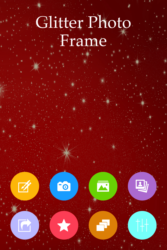 Glitter Photo Frame