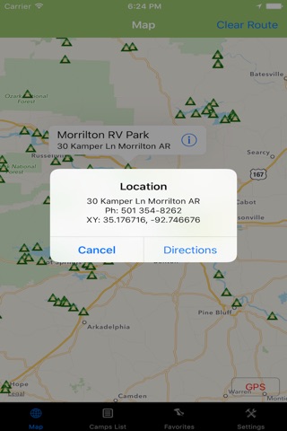 Arkansas – Camping & RV spots screenshot 4