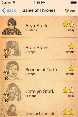 Draw Game of Thrones edition screenshot 2