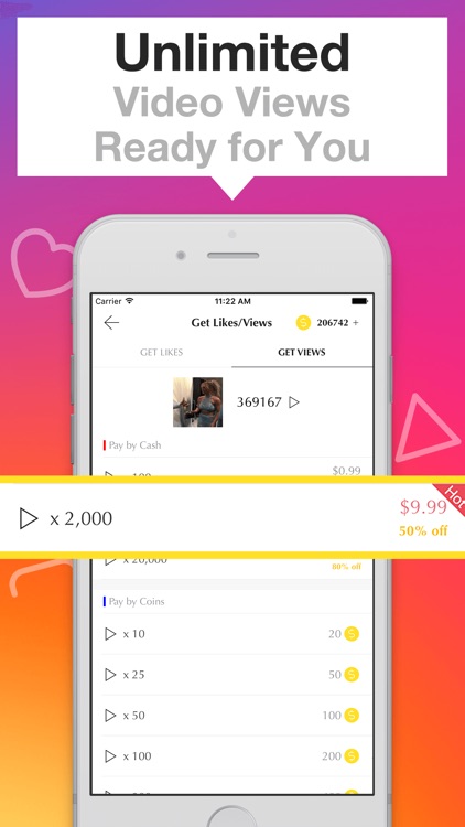 Get Free Followers & Likes for Instagram - 10000 Video Views Boost on Imstagram screenshot-4