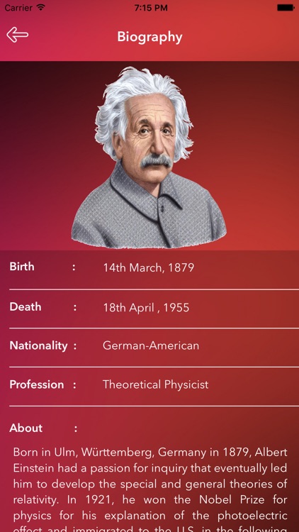 Albert Einstein - A Man of Success