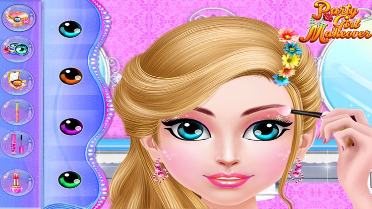 Party Girl Makeover - real spa dress up teen games