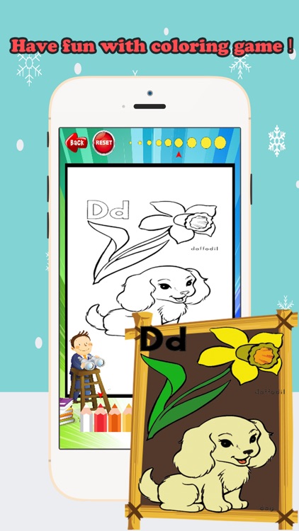 Coloring Book ABCs pictures: Finger drawing games screenshot-3