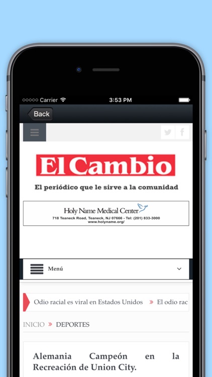 Cambio Newspaper screenshot-3