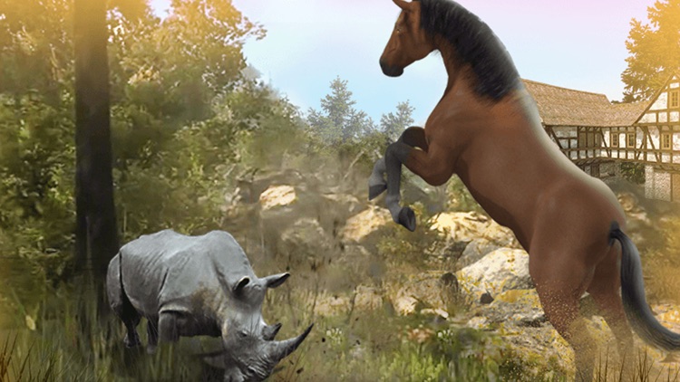 Horse Simulator Forest Rider The Texas Stallion Riding Game screenshot-3